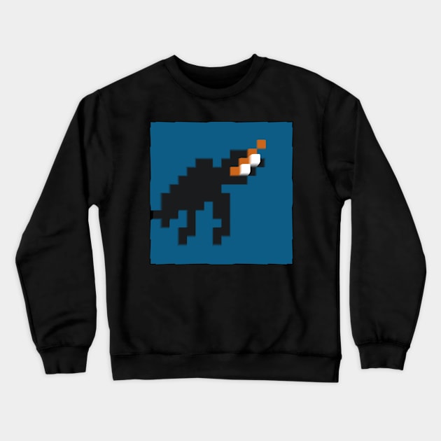 Black monster Crewneck Sweatshirt by daengdesign66